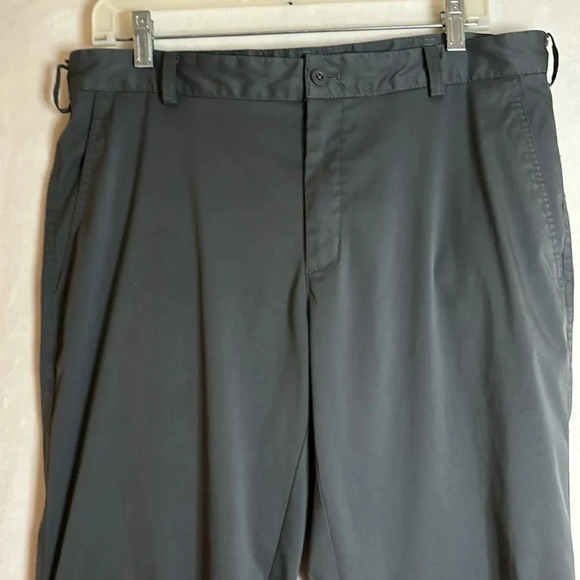 Nike Golf Dri-Fit Men's Flat Front Tech Pants Grey 472532-021 Size 34 x 32 - Picture 2 of 14